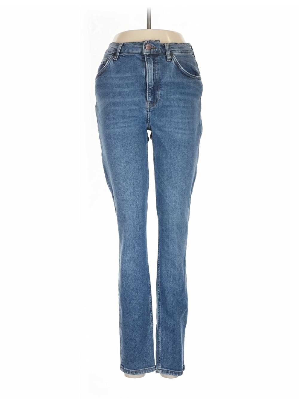 Reformation Blue High-Rise Straight Women Jeans